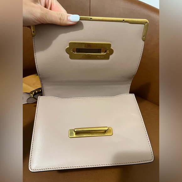 PRADA Cahier Shoulder Bag Powder Pink - Picture 5 of 10